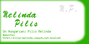 melinda pilis business card